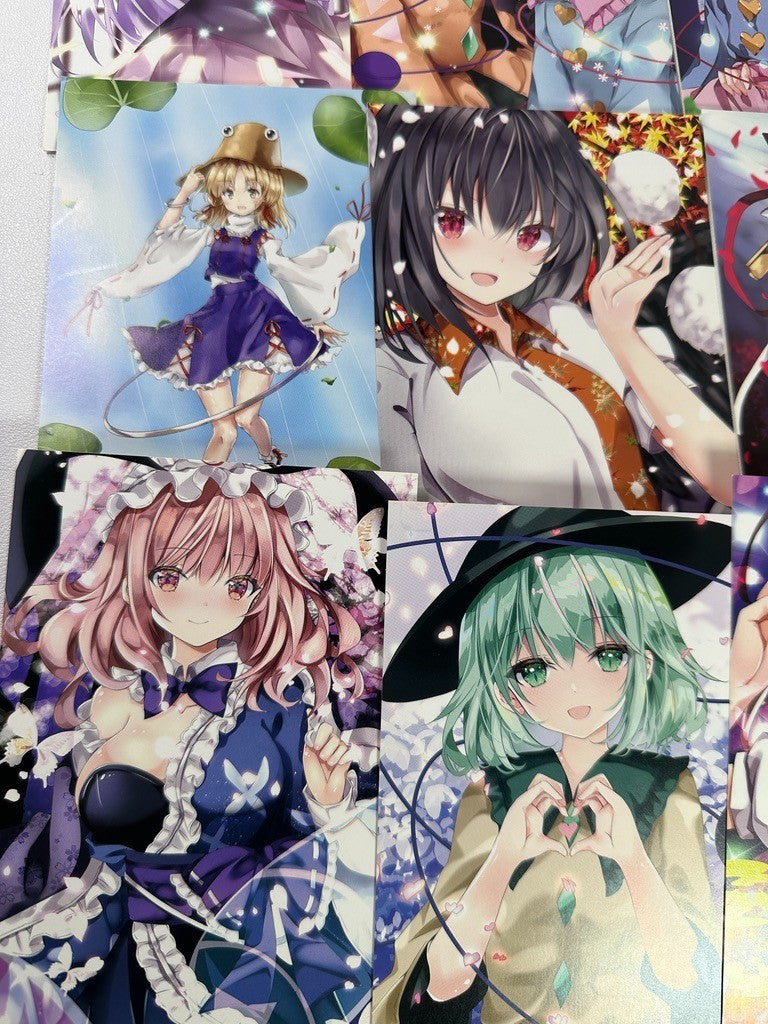Touhou Project Postcard Set Remilia Reimu Wakasagi Hime Cirno
