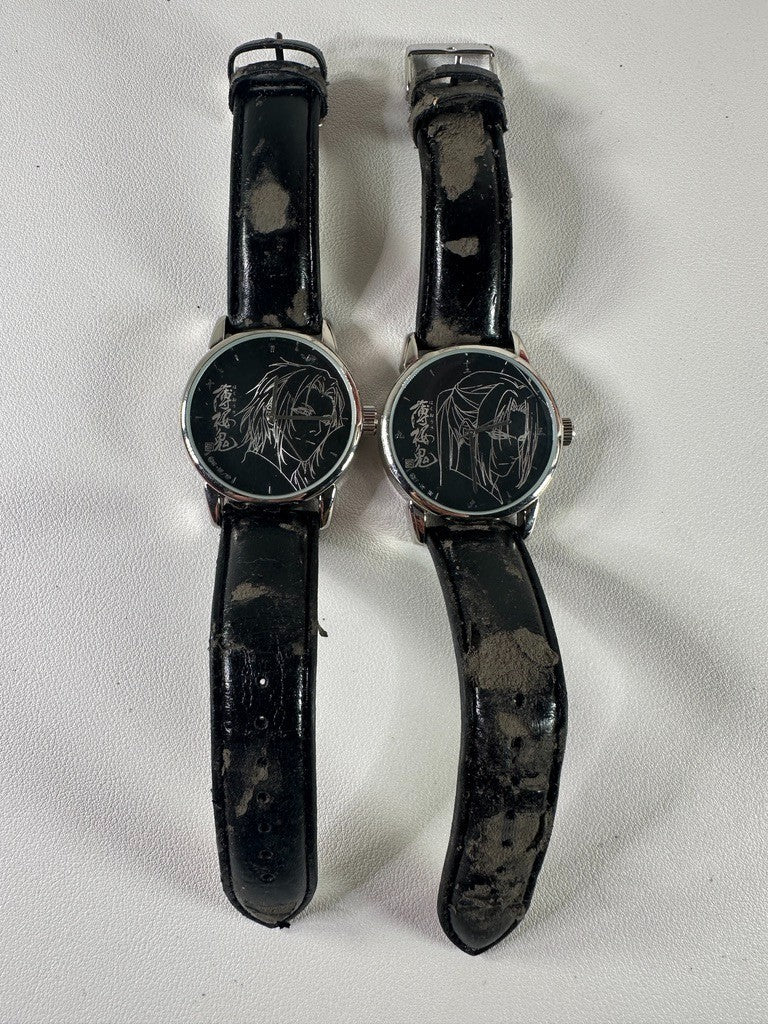 DAMAGED AS IS Hakuouki Wrist Watch Set Souji Okita