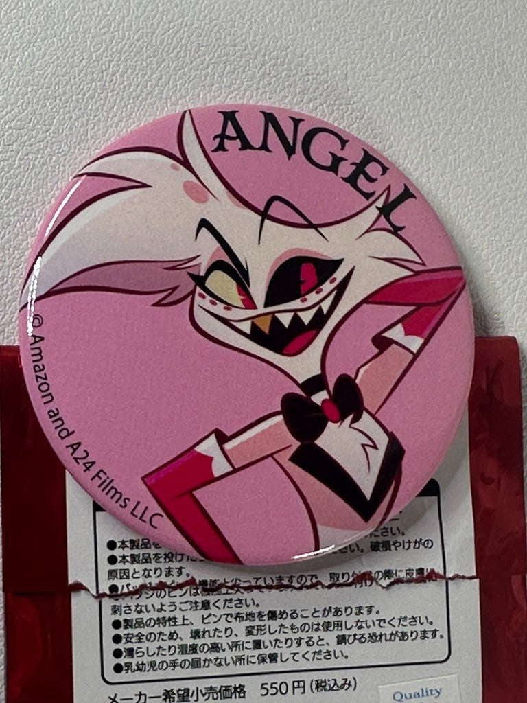 Hazbin Hotel Ikebukuro Pop-Up Shop Angel Dust Can Badge
