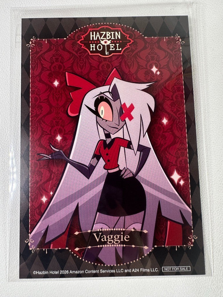 Hazbin Hotel Smile Base Cafe Postcard Vaggie