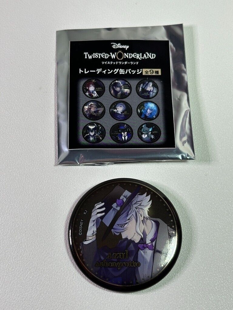 Twisted Wonderland Can Badge Octavinelle Azul Ashengrotto Coffin