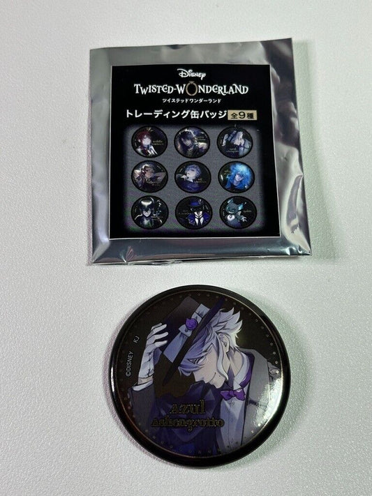 Twisted Wonderland Can Badge Octavinelle Azul Ashengrotto Coffin