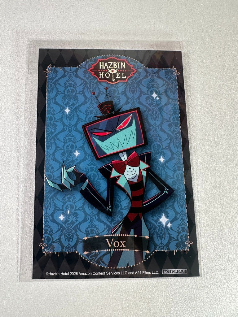 Hazbin Hotel Smile Base Cafe Postcard Vox