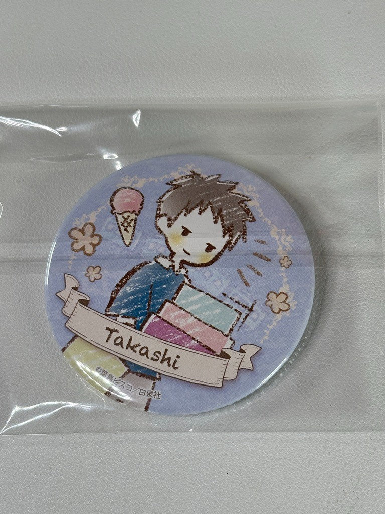 Ouran Highschool Host Club GraffArt Can Badge Takashi