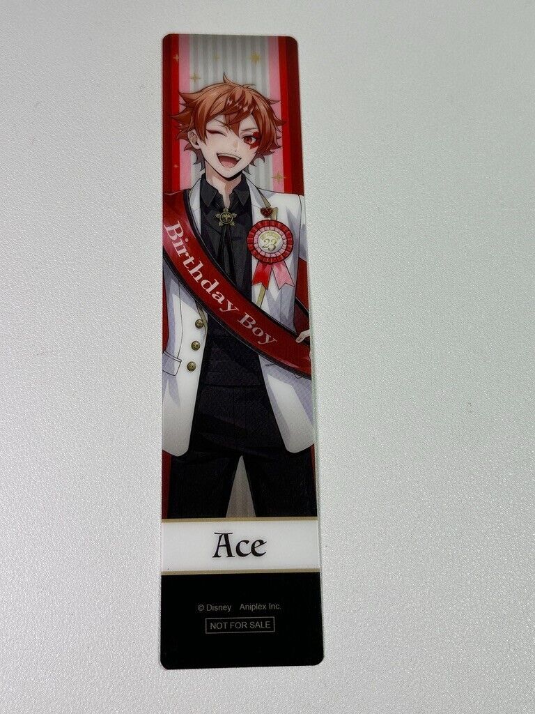 Twisted Wonderland Birthday Boy Clear Bookmark Heartslabyul Ace Trappola