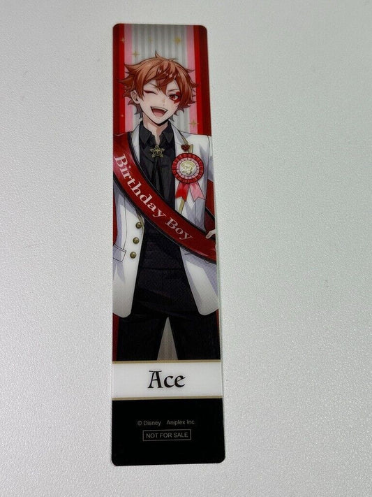 Twisted Wonderland Birthday Boy Clear Bookmark Heartslabyul Ace Trappola