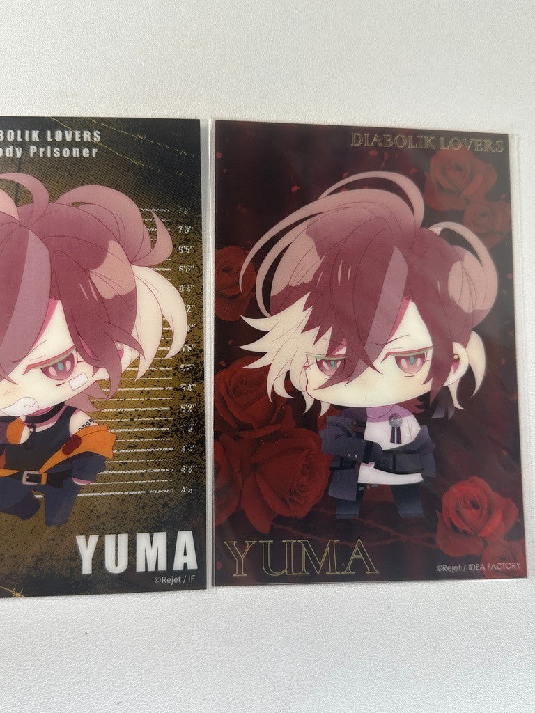 Diabolik Lovers Bloody Prisoner Chibi Vampire Card Set Yuma Mukami