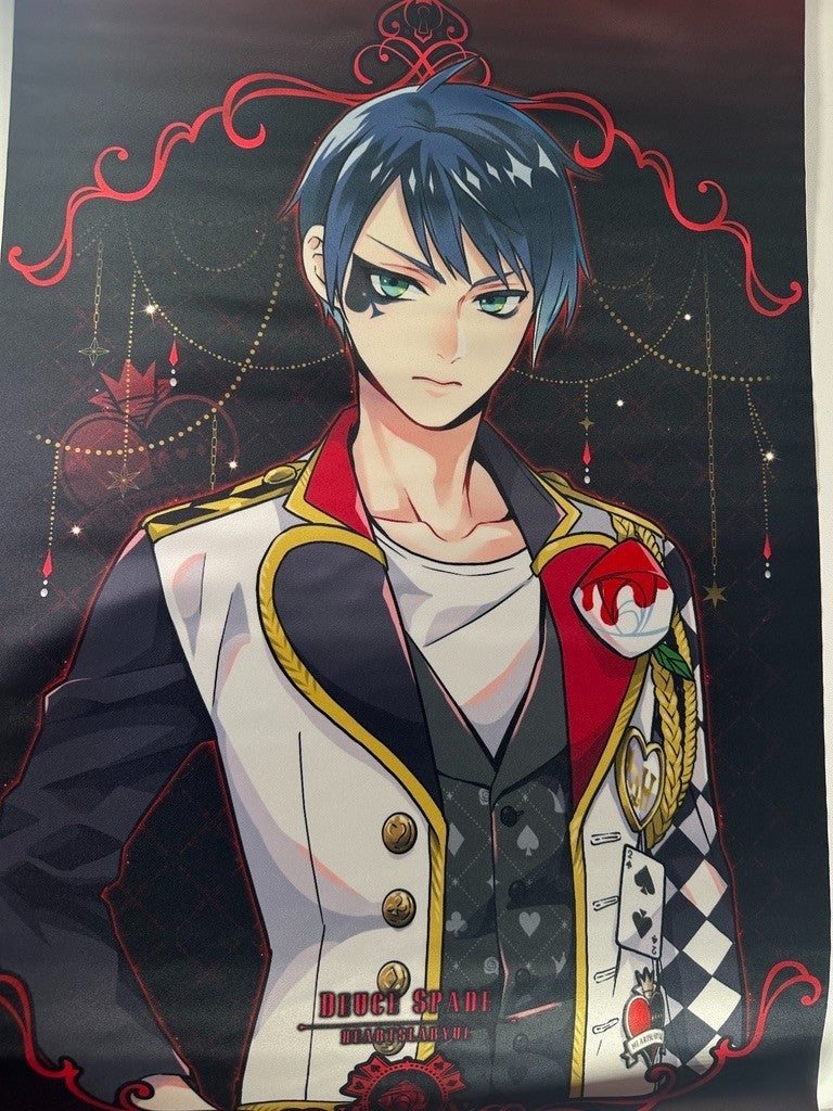 Twisted Wonderland A2 Tapestry Wall Scroll Poster Heartslabyul Deuce Spade