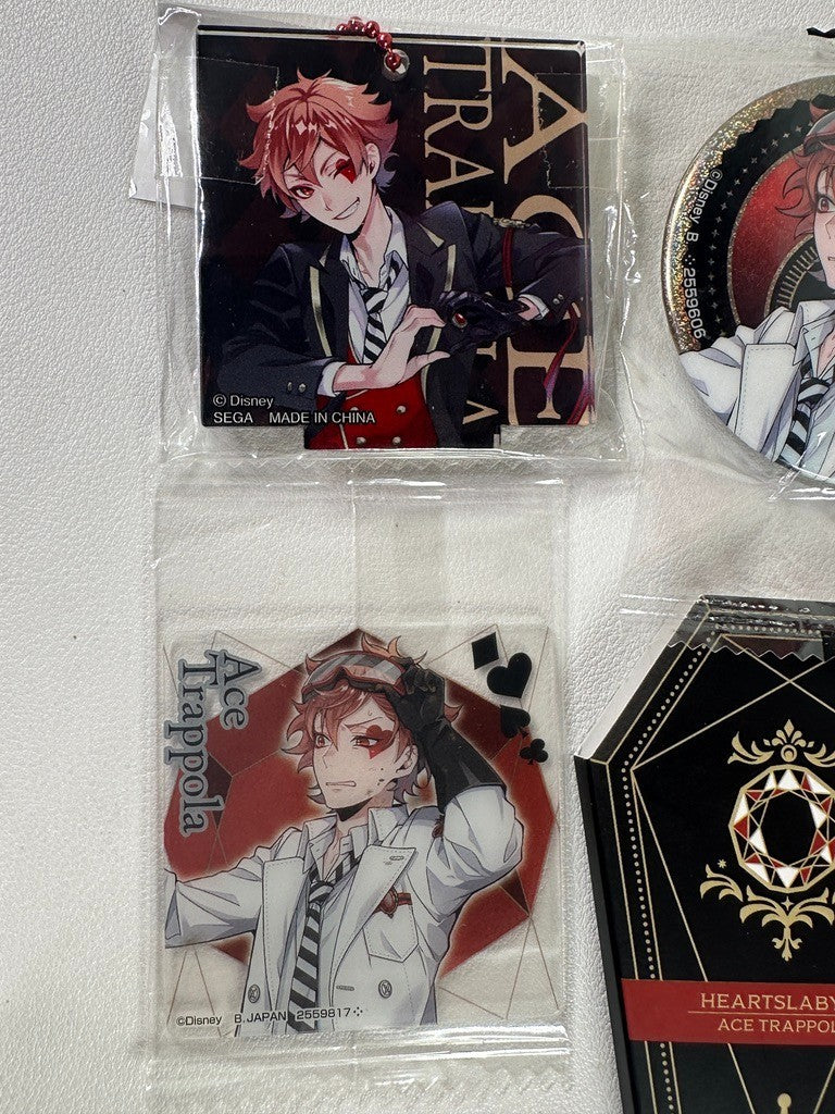 Twisted Wonderland Heartslabyul Can Badge Set Ace Trappola