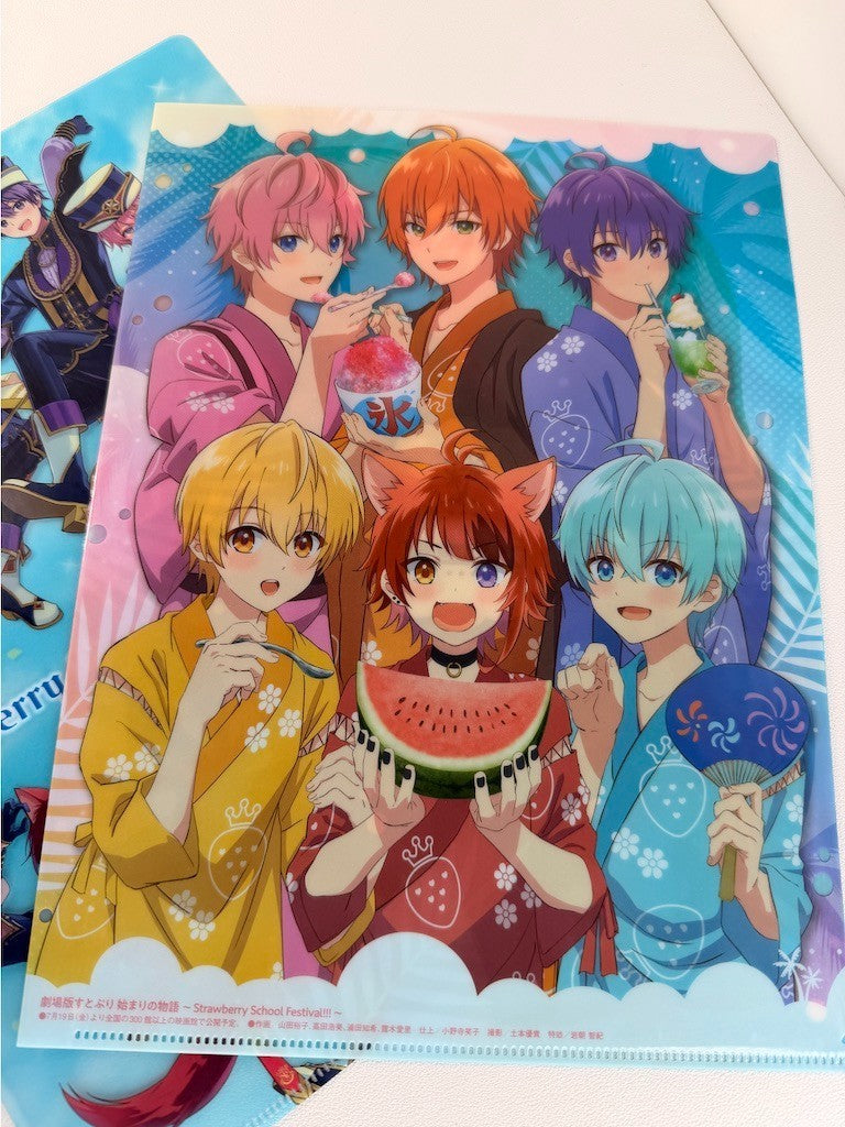 Strawberry Prince Clear File Set Rinu Root Satomi