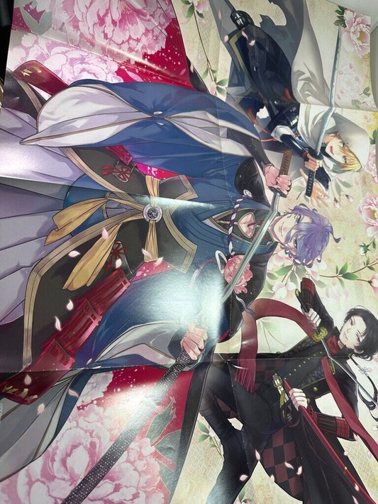 Touken Ranbu Hanamaru Oline Poster Set Kiyomitsu Kunihiro Kanesada
