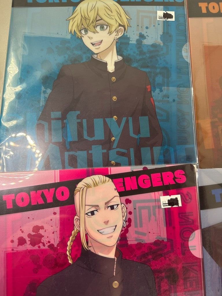 Tokyo Revengers Clear File Set Chifuyu Takashi Ken Keisuke