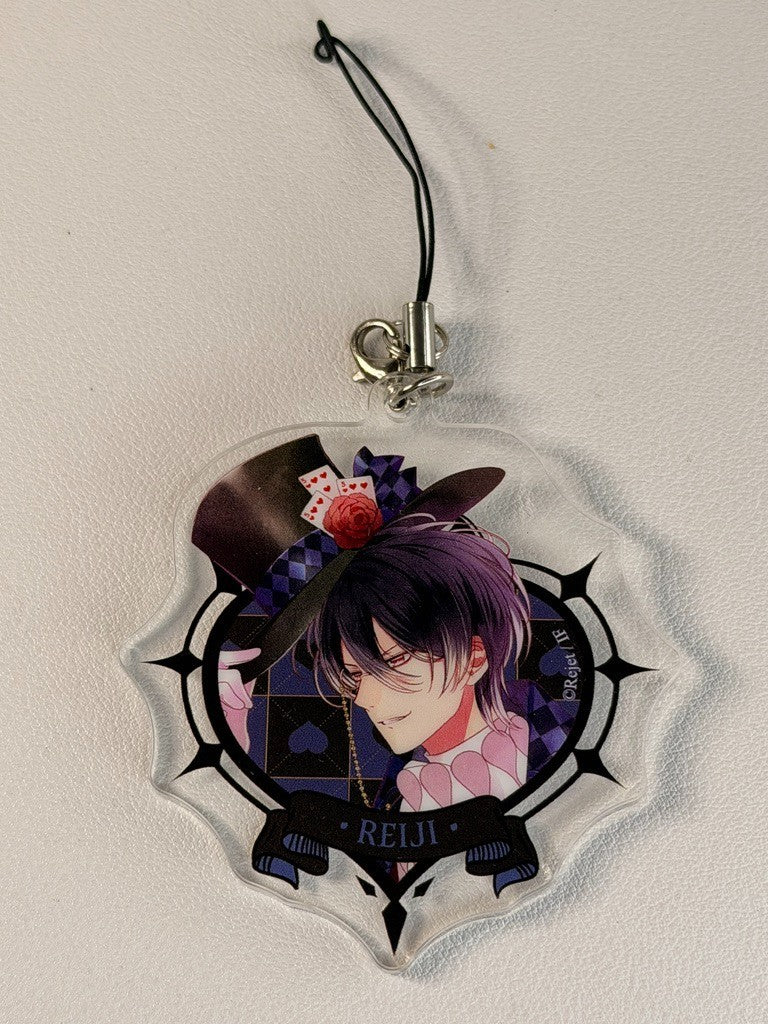 Diabolik Lovers Acrylic Phone Strap Reiji Sakamaki Smile