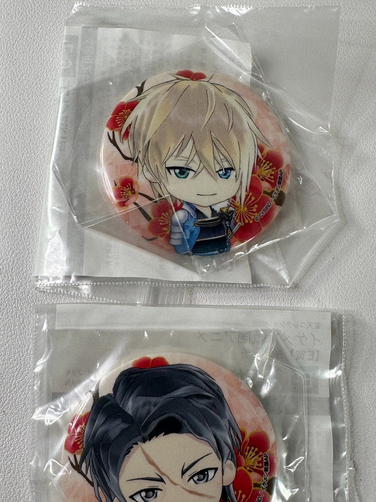 Ikemen Romances Across Time Can Badge Set Kennyo Mitsuhide