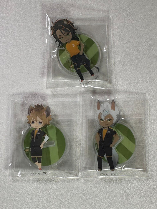 Twisted Wonderland Savanaclaw Gym Acrylic Stand Set Ruggie Leona Jack