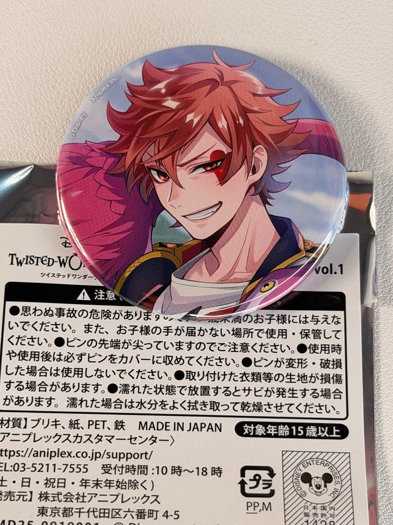 Twisted Wonderland AFG Jewel Badge Heartslabyul Ace Trappola