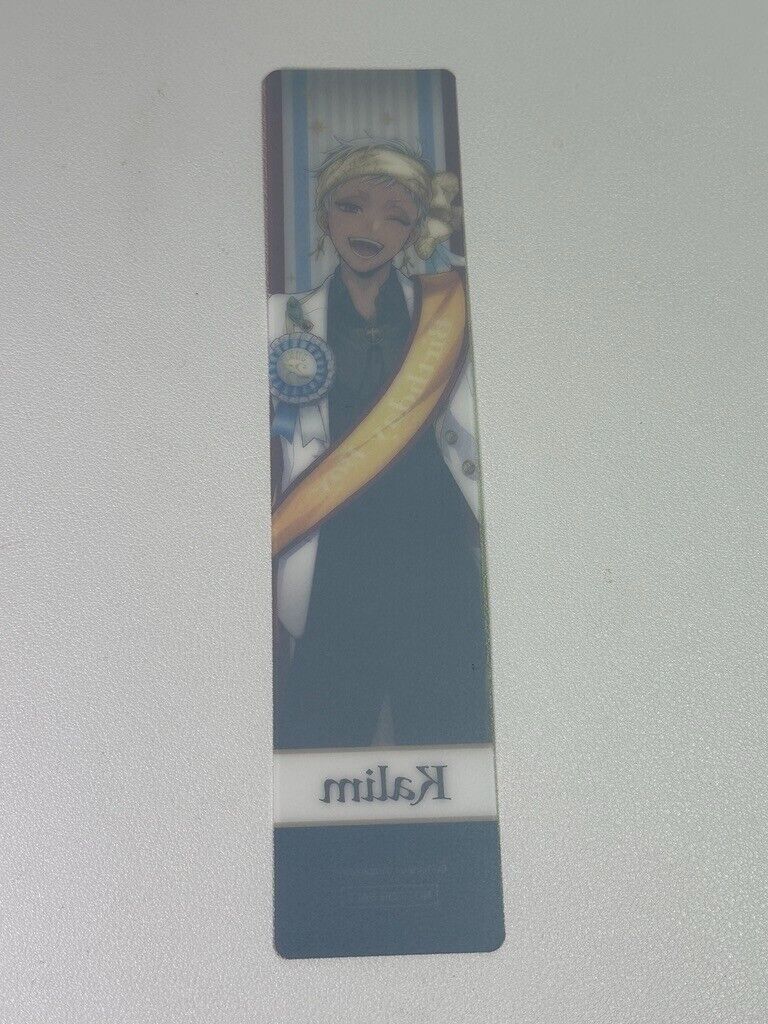 Twisted Wonderland Omakase Birthday Boy Clear Bookmark Scarabia Kalim AlAsim