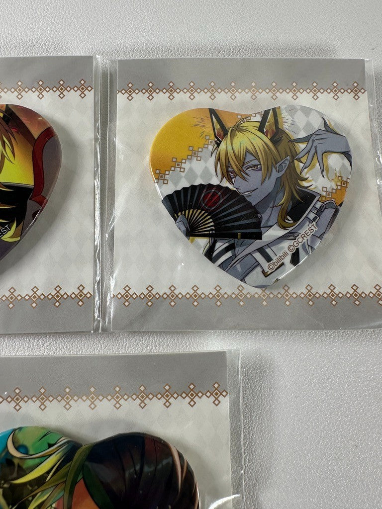 Dream Meister and the Recollected Black Fairy Can Badge Collection Set