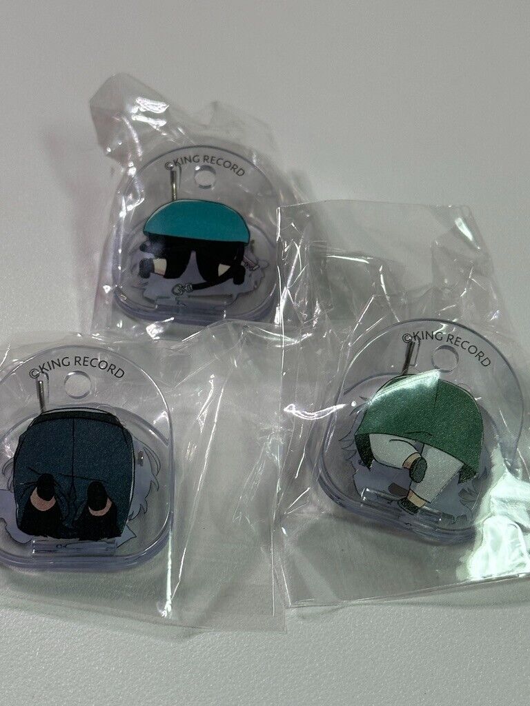 Hypnosis MicFling Posse Shibuya Division Acrylic Clip Set Ramuda Dice Gentaro
