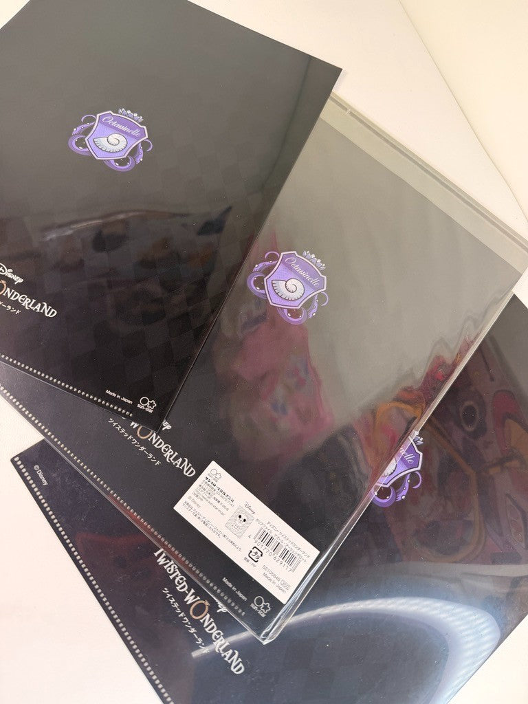Twisted Wonderland Clear File Set Octavinelle Jade Floyd Azul Dormitory