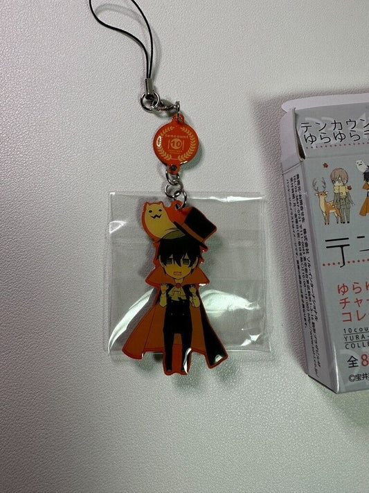 Ten Count 10 Count Yura Yura Metal Strap Charm Collection Kurose Riku Scary
