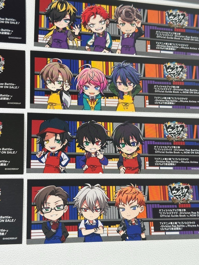 Hypnosis Mic Division Rap Battle Rhyme Anima + Collab Bookmark Doppo Hifumi