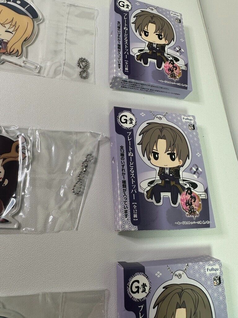 Touken Ranbu Online Animate Cafe Livelihood Acrylic Stand Key Holder Chiyogane