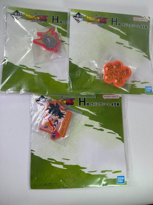 Dragon Ball Ichiban Kuji Daima Prize H Rubber Charm Set Goku