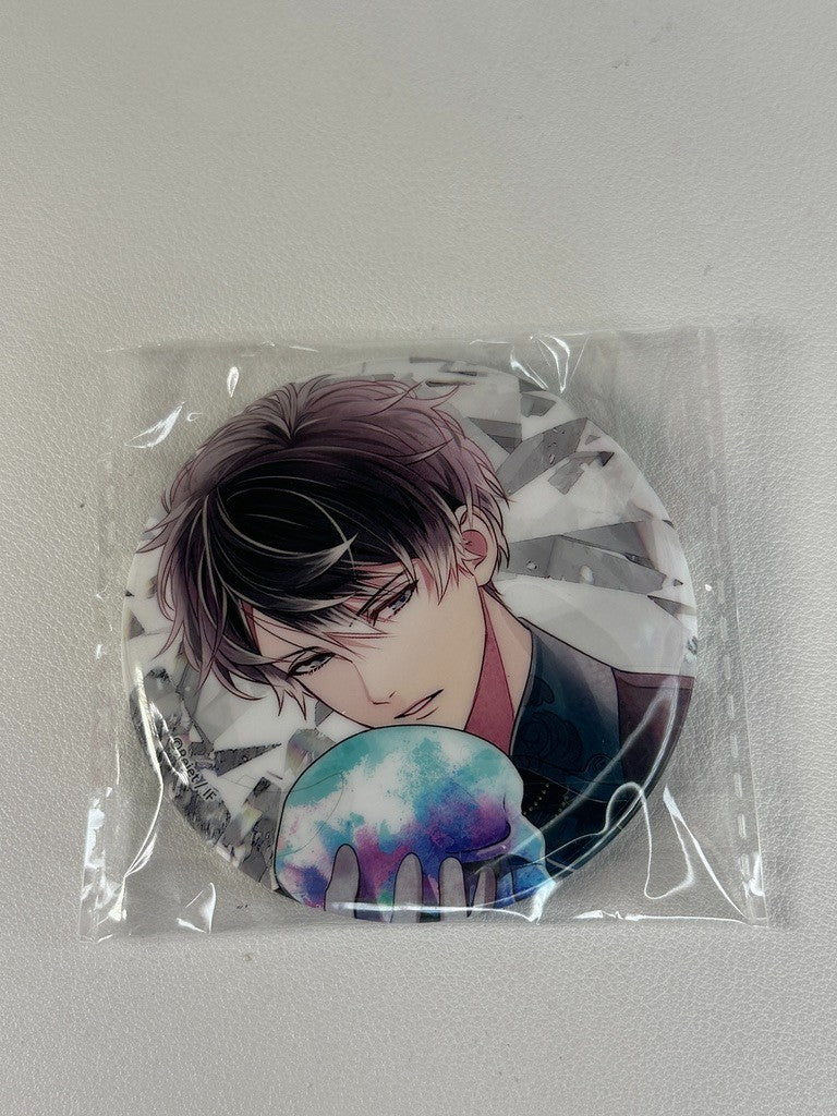 Diabolik Lovers Glowing Skull Large Can Badge Ruki Mukami