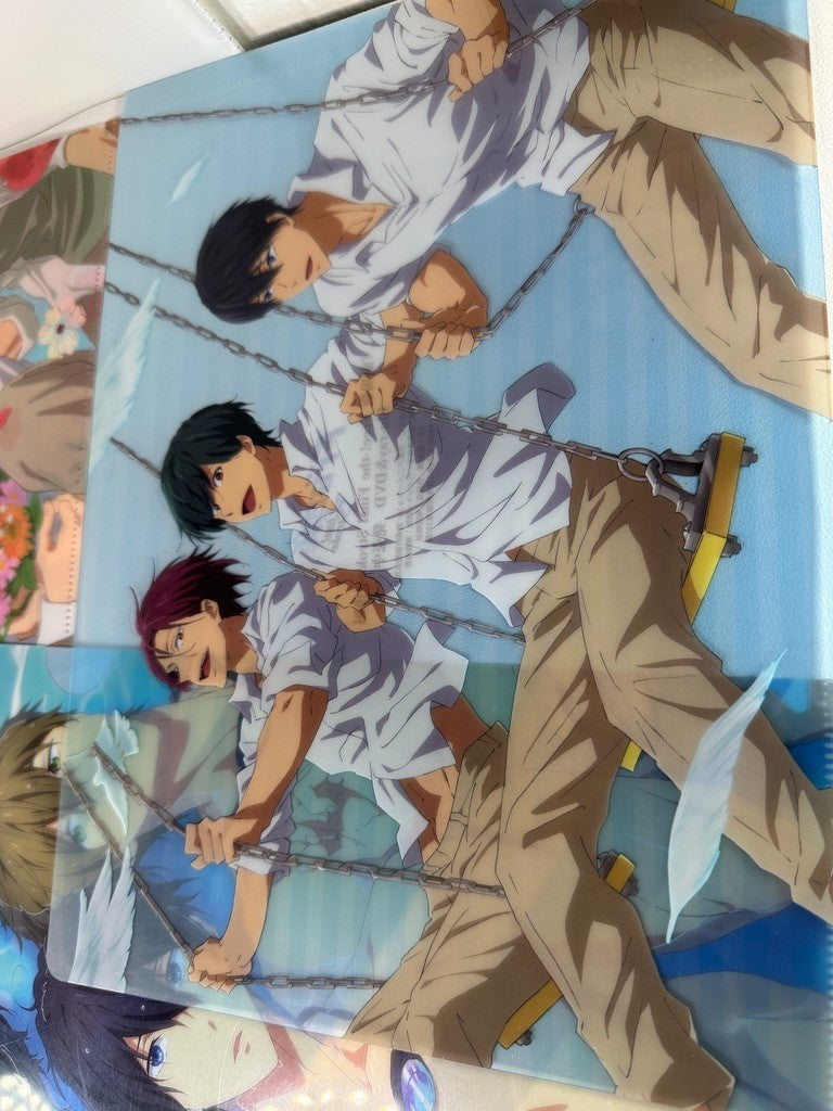 Iwatobi Swim Club Free! Anime Haruka Rin Nagisa Swing