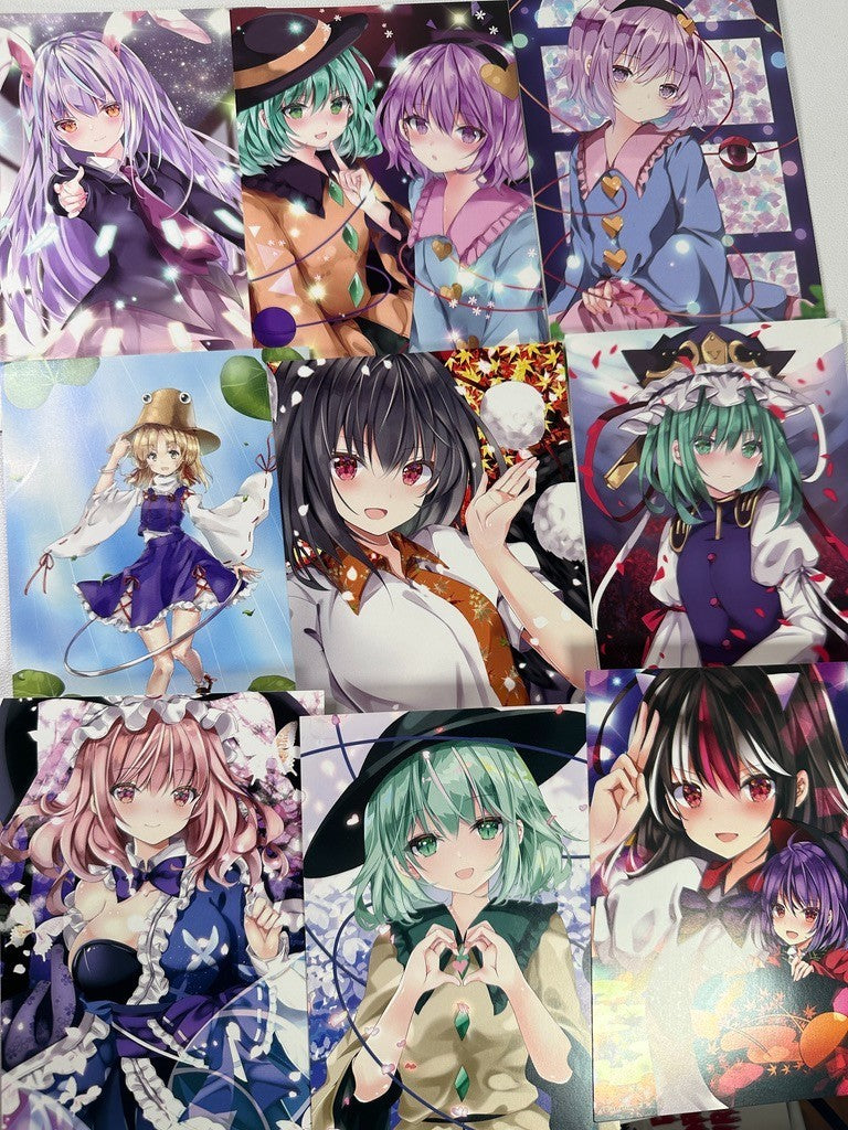 Touhou Project Postcard Set Remilia Reimu Wakasagi Hime Cirno