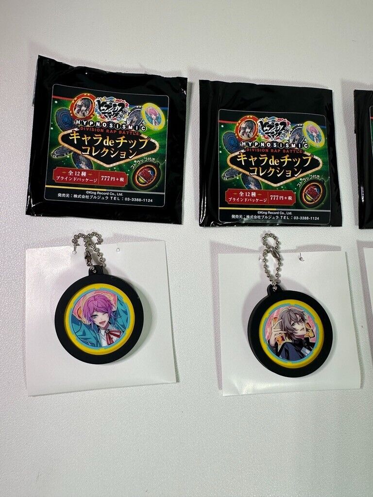 Hypnosis Mic Goods Character de Chip Key Chain Fling Posse Ramuda Dice Gentaro