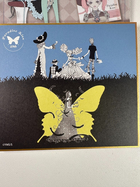 Paradise Kiss 25th Anniversary Shikishi Board Yukari Caroline Miwako Arashi