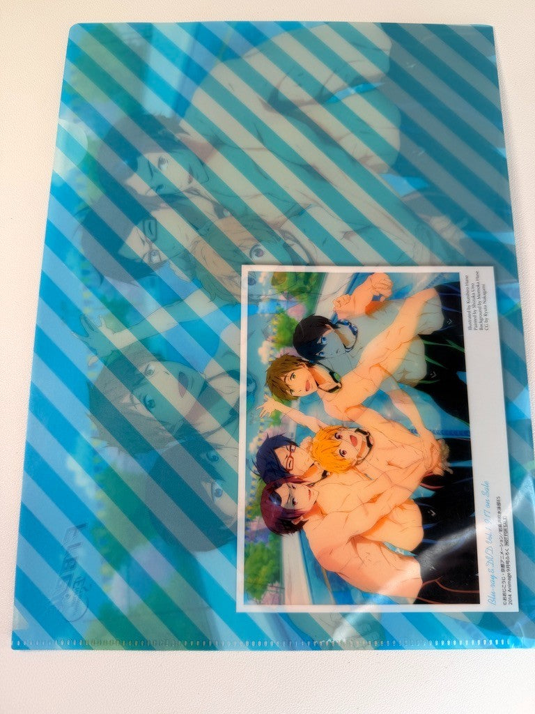 Free! Iwatobi Swim Club Clear File Haruka Rin Makoto Hiyori Pool