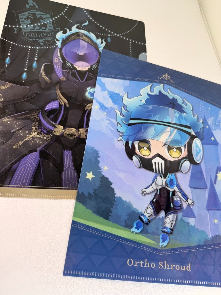 Twisted Wonderland Clear File Set Ignihyde Ortho Shroud