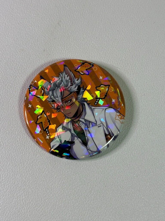 Twisted Wonderland Can Badge Savanaclaw Jack Howl Glitter Experimental