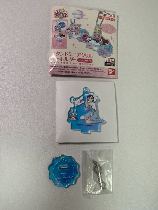 Sailor Moon x Sanrio Cosmos Mercury Cinammonroll Acrylic Keychain Stand