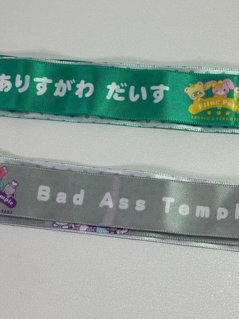 Hypnosis Mic Sanrio Fling Bad Temple Ribbon Set Dice Arisugawa Hitoya Amaguni