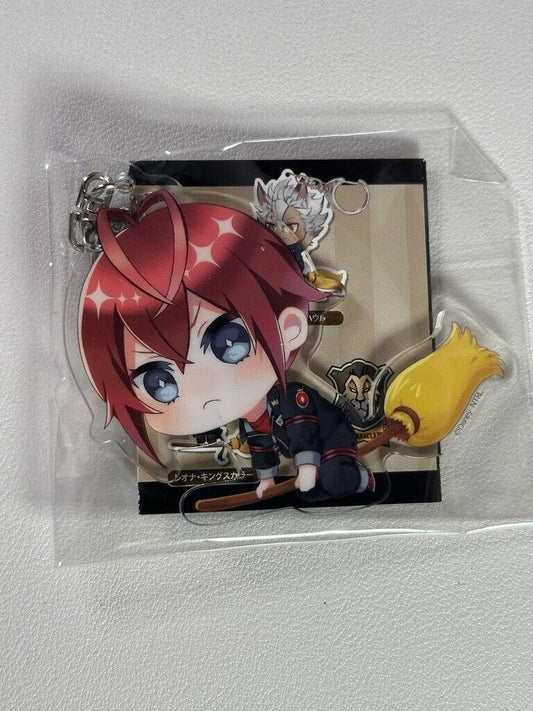 Twisted Wonderland Heartslabyul Riddle Rosehearts Broom Acrylic Keyholder