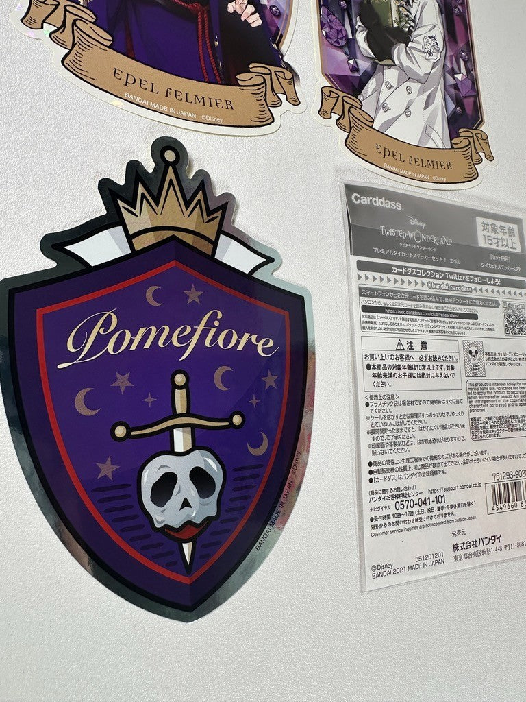 Twisted Wonderland Large Glitter Sticker Set Pomefiore Epel Felmier Experimental