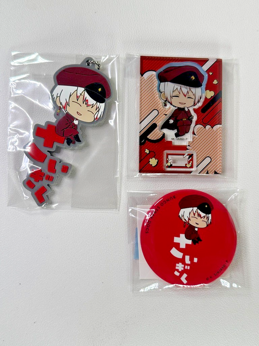 Bungo Stray Dogs Saigiku Jono Can Badge Mini Acrylic Charm Set