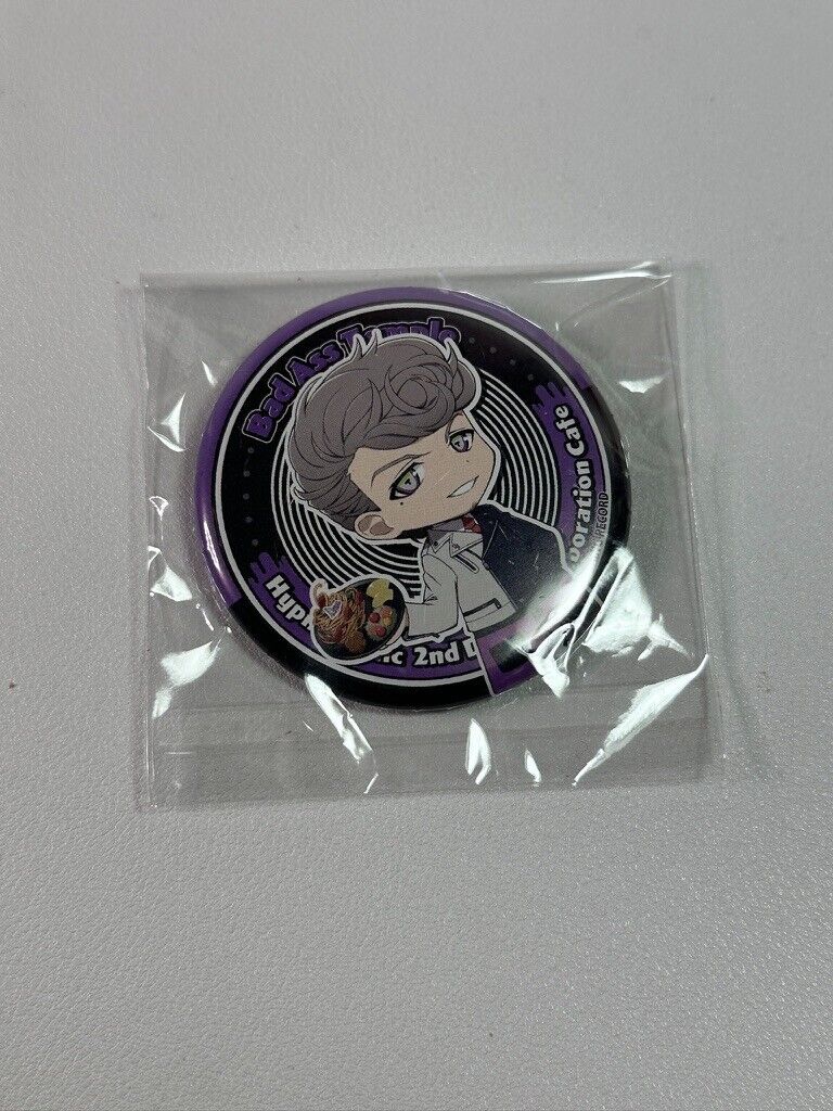 Hypnosis Mic Bad Temple Nagoya Division Cafe Can Badge Hitoya Amaguni