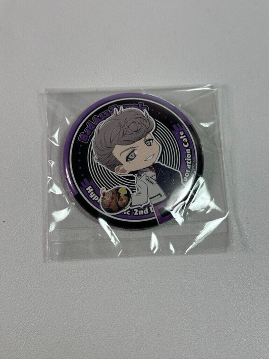 Hypnosis Mic Bad Temple Nagoya Division Cafe Can Badge Hitoya Amaguni