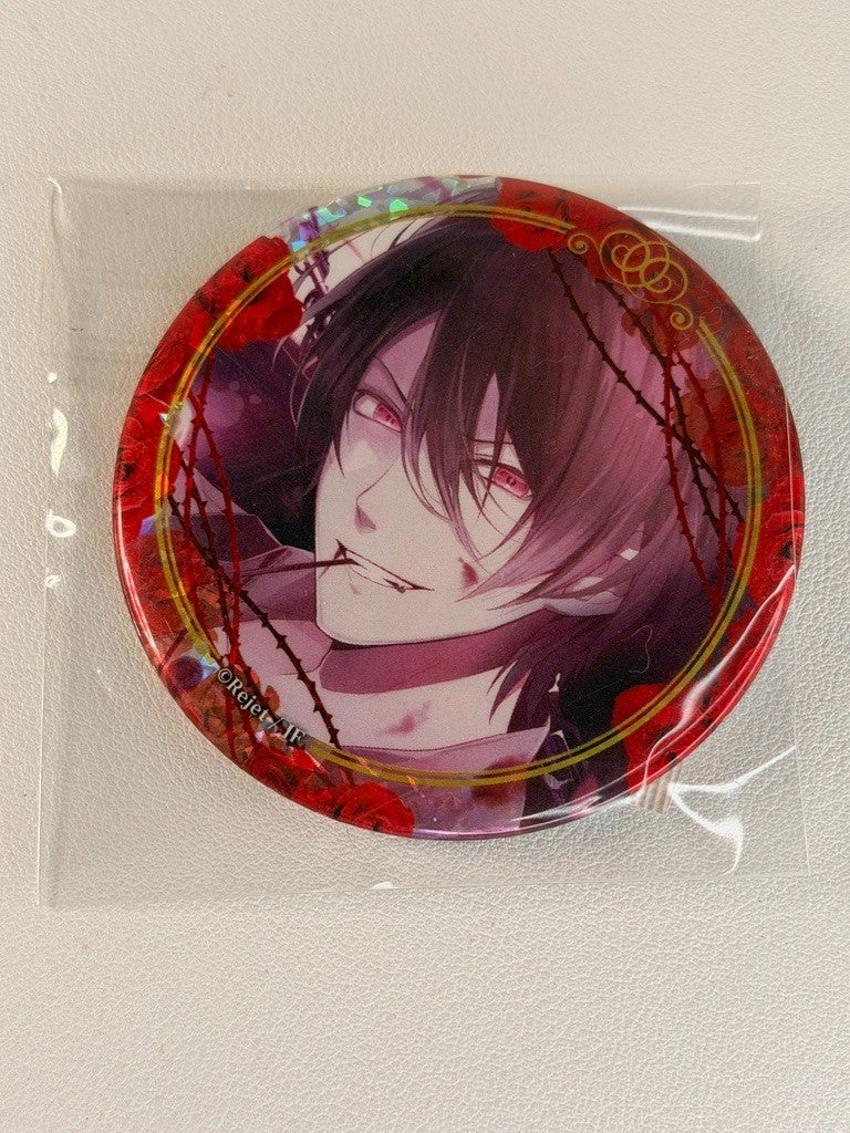 Diabolik Lovers Medium Can Badge Reiji Sakamaki Red Ring