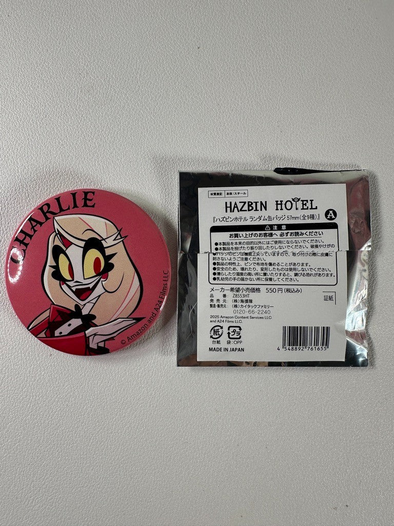 Hazbin Hotel Ikebukuro Pop Up Can Badge Can Badge Charlie Morningstar