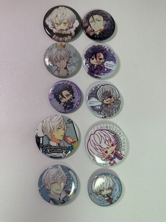 Super Sale TsukiUta Six Gravity Procellarum Seleas Fiuna Can Badge Set 4