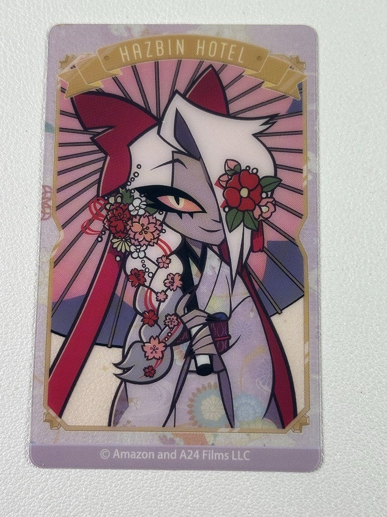 Hazbin Hotel Animate Cafe Kimono Clear Card Vaggie Zoom
