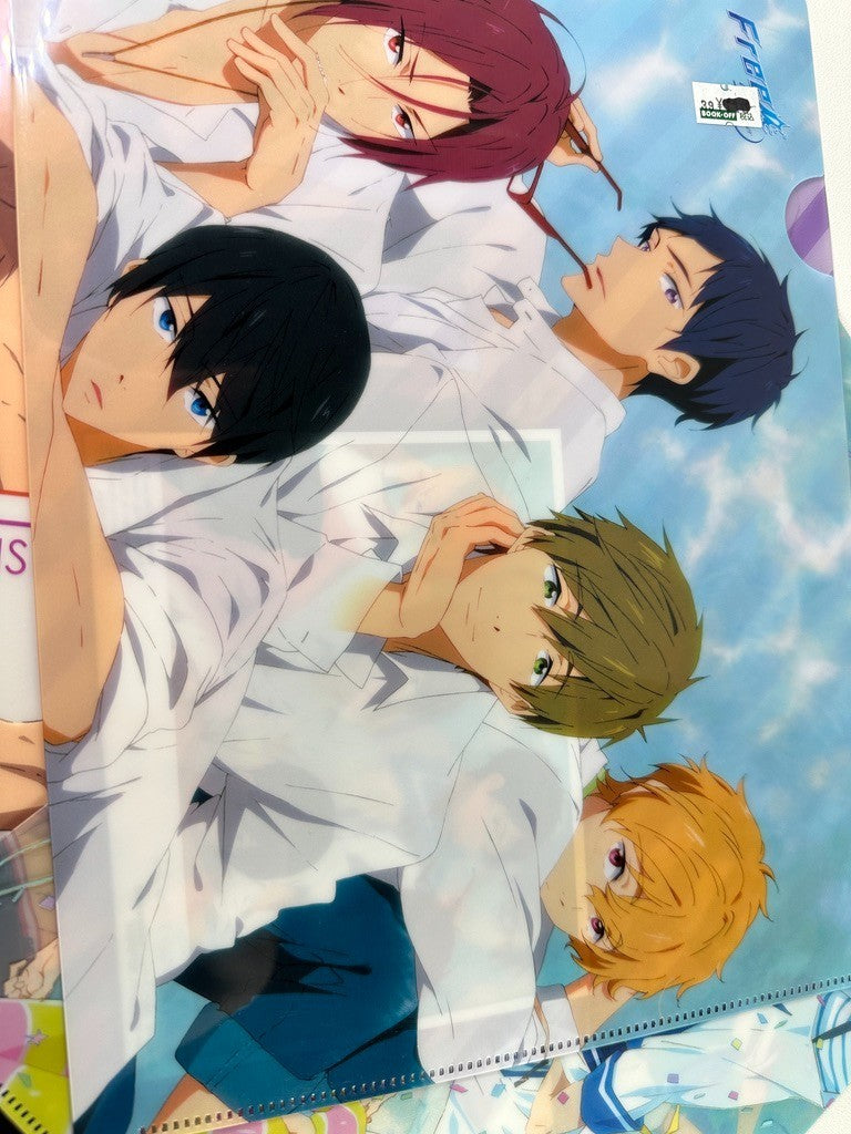 Free! Iwatobi Swim Club Eternal Summer Clear File Set Haruka Makoto Ikuya Nagisa