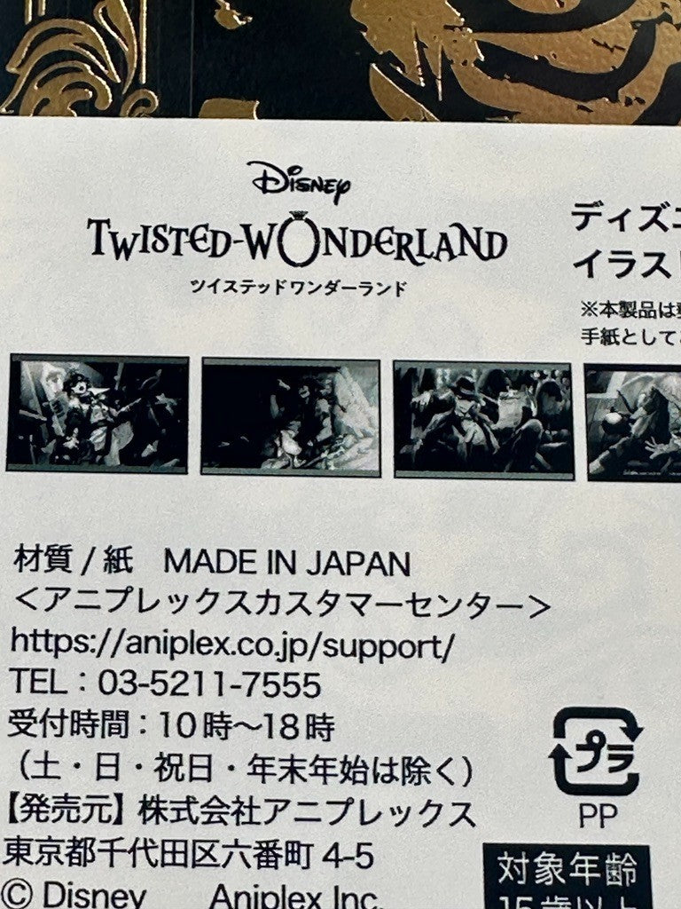 Twisted Wonderland AFG Illustration Card Book Riddle Leona Malleus Idia