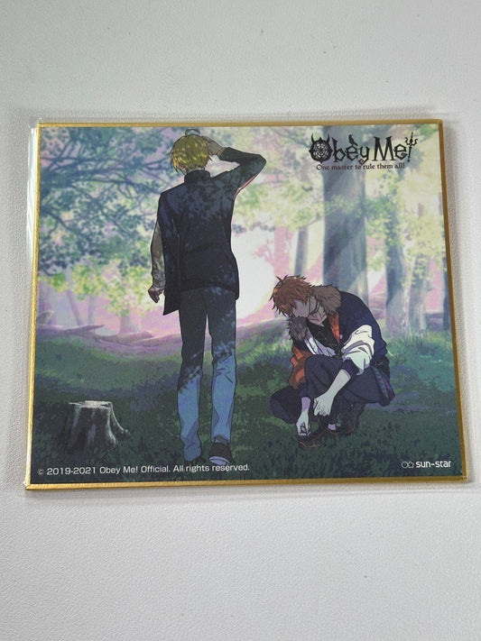 Obey Me! Shikishi Board Beelzebub Satan